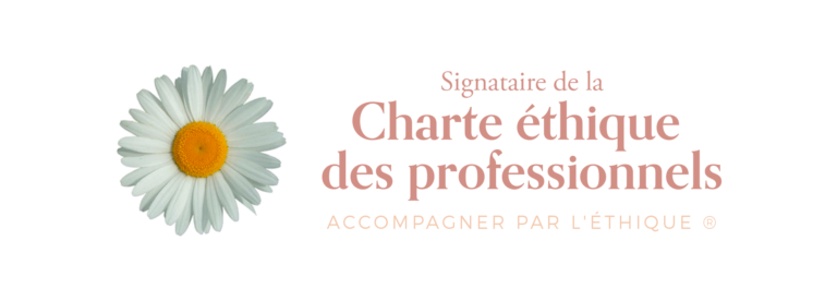 logo Charte éthique des professionnels, "accompagner par l'éthique"